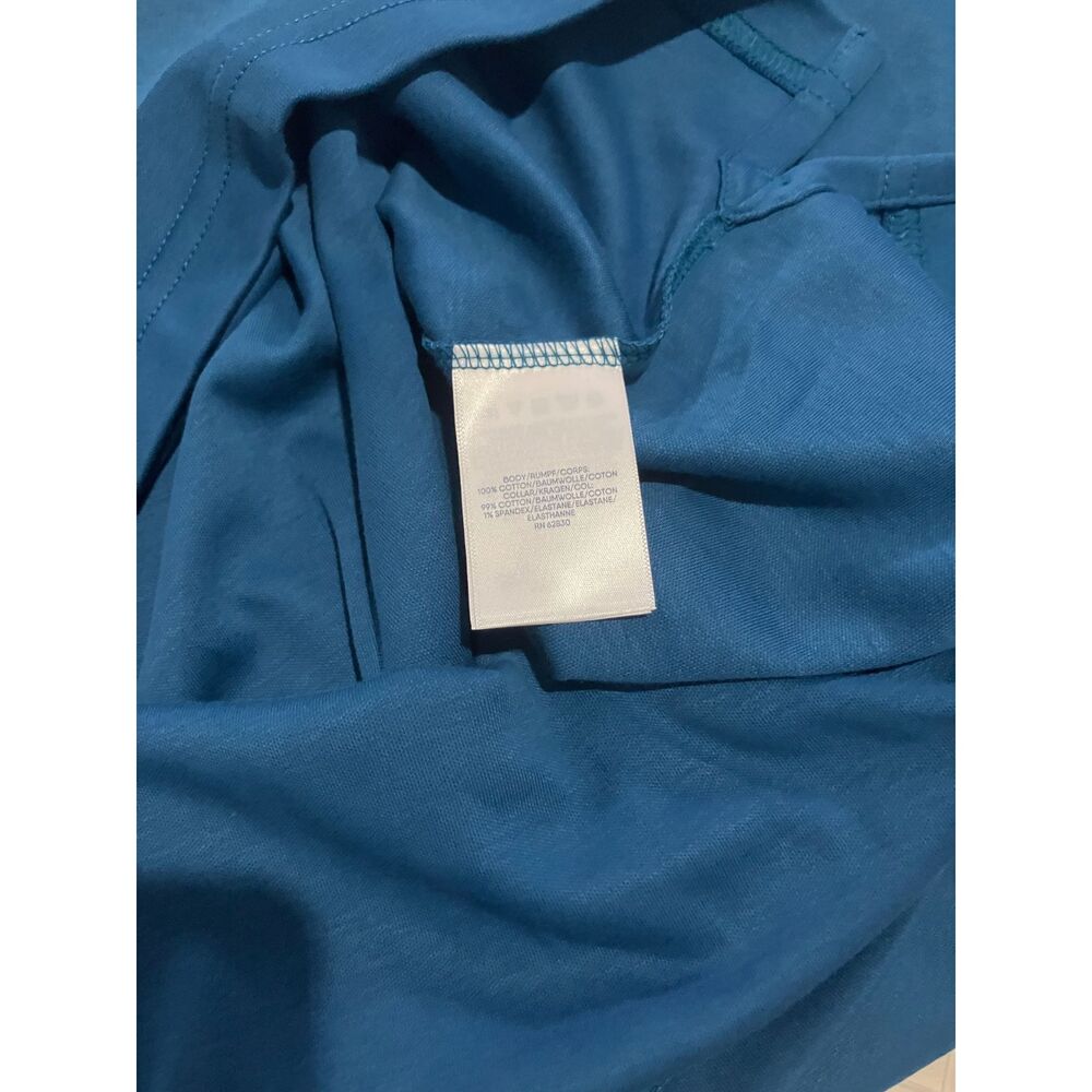 Lands’ End Men’s Polo Shirt XL Traditional Fit Blue Short Sleeve  100%Cotton - Picture 10 of 10